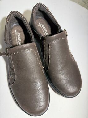 Eastland Womens 7M Vicky Loafer Shoes Morgan Brown Slip On Like New Condition